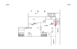 JR／鴨居駅／本屋口／№26駅看板・駅広告、位置図