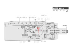 北総　新鎌ヶ谷駅／コンコース／№10駅看板・駅広告、位置図
