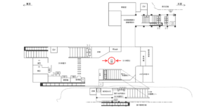 JR／蕨駅／本屋口／№111駅看板・駅広告、位置図