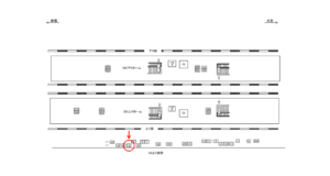 JR／武蔵浦和駅／上り線側／№16駅看板・駅広告、位置図