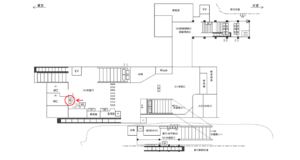 JR／蕨駅／本屋口／№36駅看板・駅広告、位置図