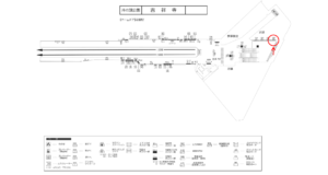 京王／吉祥寺駅／駅でん／№187駅看板・駅広告、位置図