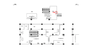 JR／北戸田駅／本屋改札内／№9駅看板・駅広告、位置図