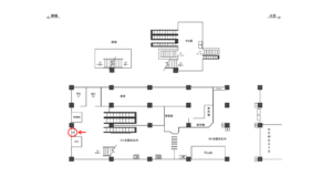 JR／北戸田駅／本屋改札内／№6駅看板・駅広告、位置図