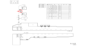 東急　洗足池駅／IK普通額面／№301駅看板・駅広告、位置図