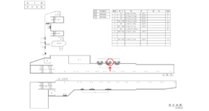 東急　洗足池駅／IK建植看板／№208駅看板・駅広告、位置図