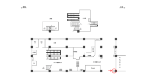 JR/北戸田駅/本屋改札外/№8駅看板・駅広告、位置図