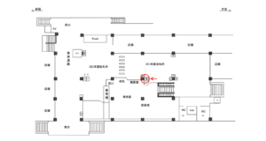 JR／戸田公園駅／本屋改札内／№7駅看板・駅広告、位置図