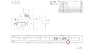 東急　中央林間駅／DT電気額面／№109駅看板・駅広告、位置図