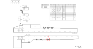 東急　洗足池駅／IK普通額面／№104駅看板・駅広告、位置図
