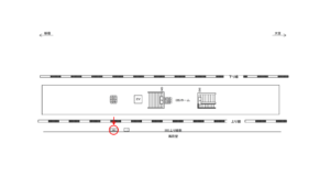 JR／北戸田駅／上り線側／№340駅看板・駅広告、位置図