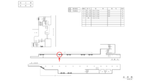 東急　長原駅／IK電気額面／№203駅看板・駅広告、位置図