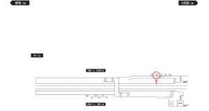 小田急　螢田駅／／№1702駅看板・駅広告、位置図