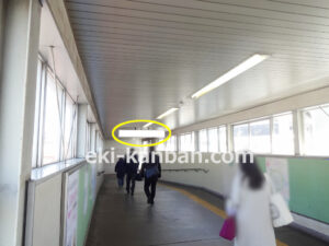 千葉都市モノレール　都賀駅／JR連絡通路／№19駅看板・駅広告、写真2