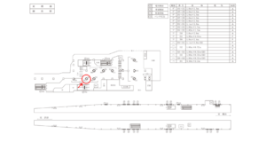 東急/綱島駅/TY柱巻看板/№502駅看板・駅広告、位置図