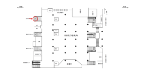 JR／横浜駅／北口改札内／№101駅看板・駅広告、位置図