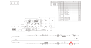 東急/綱島駅/TY普通額面/№103駅看板・駅広告、位置図