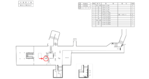 東急／駒沢大学駅／DT柱巻看板／№301駅看板・駅広告、位置図