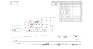 東急／綱島駅／TY柱巻看板／№506駅看板・駅広告、位置図