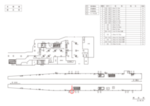 東急／綱島駅／電気額面／№102駅看板・駅広告、位置図