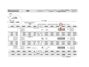 JR／蘇我駅／下り線側／№39駅看板・駅広告、位置図
