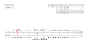 東急／三軒茶屋駅／DT電気額面／№202駅看板・駅広告、位置図