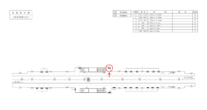 東急/三軒茶屋駅/DT普通額面/№201駅看板・駅広告、位置図