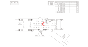 東急/三軒茶屋駅/DT柱巻額面/№311駅看板・駅広告、位置図