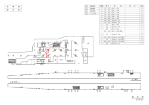 東急/綱島駅/柱巻看板/№506駅看板・駅広告、位置図