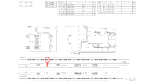 東急／日吉駅／TY電気額面／№208駅看板・駅広告、位置図