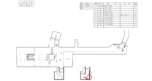 東急／駒沢大学駅／DT普通額面／№303駅看板・駅広告、位置図