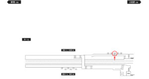 小田急　螢田駅／／№1703駅看板・駅広告、位置図