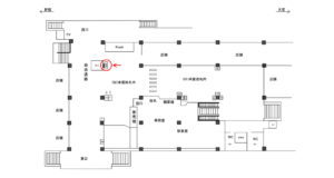 JR／戸田公園駅／本屋改札外／№399駅看板・駅広告、位置図
