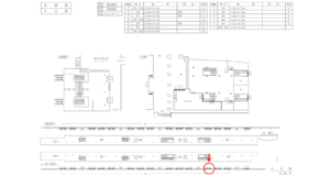 東急/日吉駅/TY電気額面/№124駅看板・駅広告、位置図
