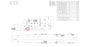 東急／綱島駅／TY電気額面／№302駅看板・駅広告、位置図
