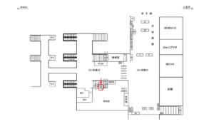 JR／橋本駅／本屋口／№18駅看板・駅広告、位置図