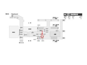 京成　京成津田沼駅／／№5310駅看板・駅広告、位置図