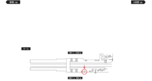 小田急　栢山駅／／№1705駅看板・駅広告、位置図