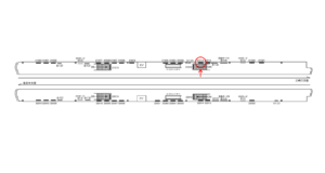 京急／青物横丁駅／／№21014駅看板・駅広告、位置図