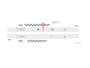 京成　小岩駅／／№1213駅看板・駅広告、位置図