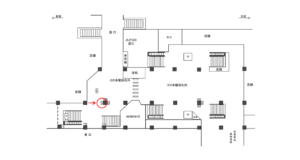 JR／武蔵浦和駅／本屋改札外／№51駅看板・駅広告、位置図