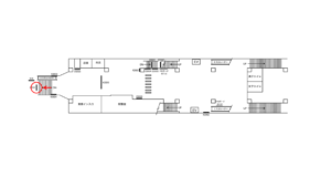 京急／青物横丁駅／／№23002駅看板・駅広告、位置図