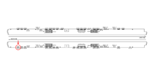 京急／青物横丁駅／／№22011駅看板・駅広告、位置図
