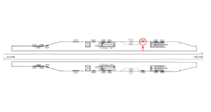 京急／梅屋敷駅／／№41003駅看板・駅広告、位置図