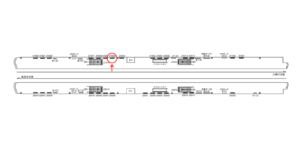 京急／青物横丁駅／／№21006駅看板・駅広告、位置図