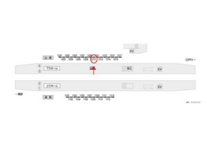 京成　小岩駅／／№1210駅看板・駅広告、位置図
