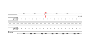 京急/泉岳寺駅//№22003駅看板・駅広告、位置図