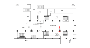 JR／武蔵浦和駅／本屋改札内／№61駅看板・駅広告、位置図