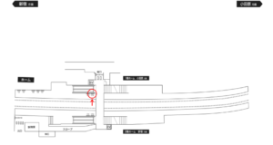 小田急　鶴巻温泉駅／／№1704駅看板・駅広告、位置図