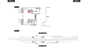 小田急　渋沢駅／／№1602駅看板・駅広告、位置図